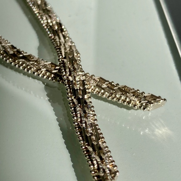 🎁 🎁 Stunning Sterling Silver earring/necklace set (stamped) - Picture 5 of 8